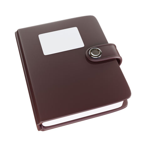 Caderno  3D Icon