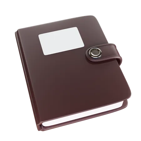 Caderno  3D Icon