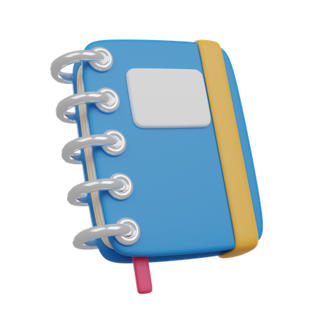 Caderno  3D Icon