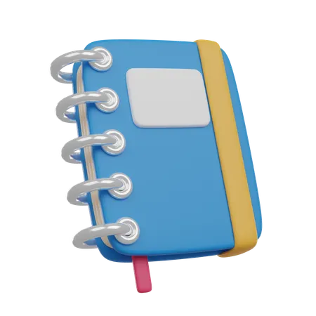 Caderno  3D Icon