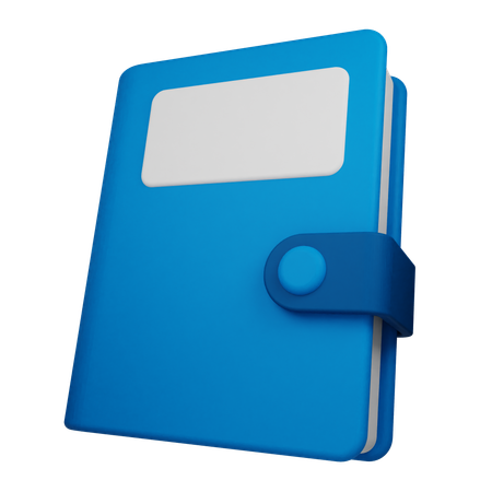 Caderno  3D Icon