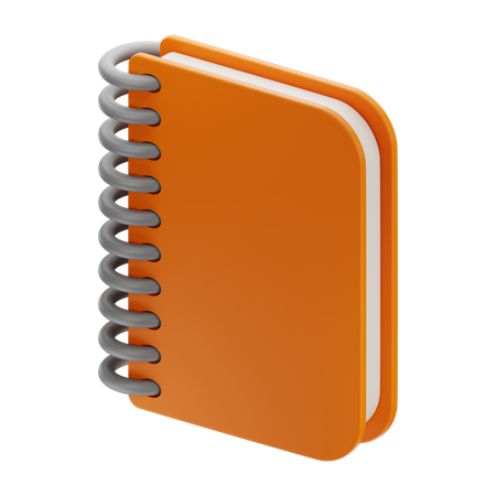 Caderno  3D Icon