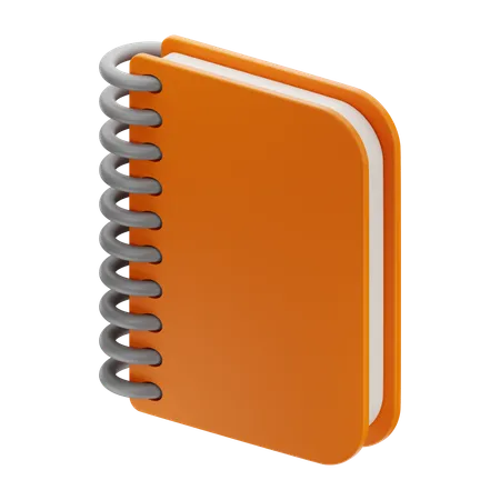 Caderno  3D Icon