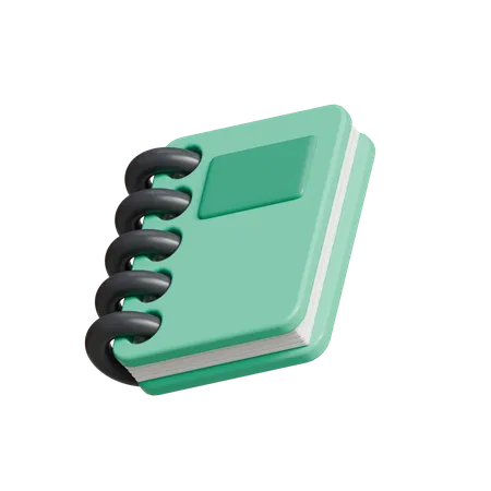 Caderno  3D Icon