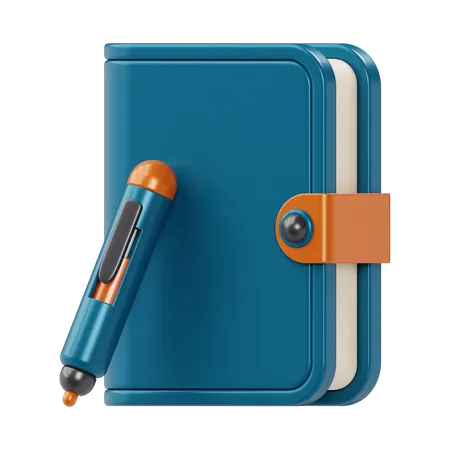 Caderno  3D Icon