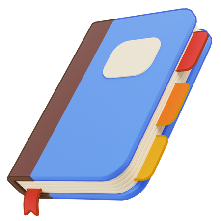 Caderno  3D Icon