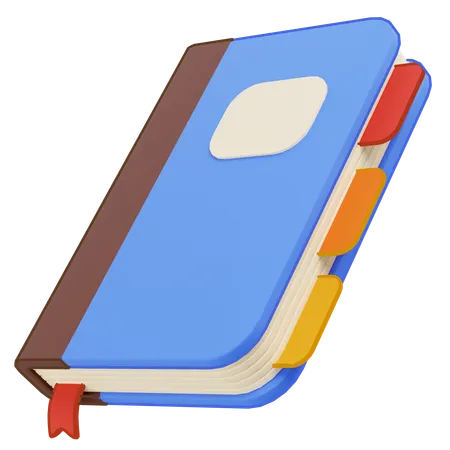 Caderno  3D Icon