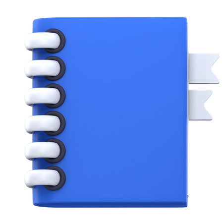 Caderno  3D Icon