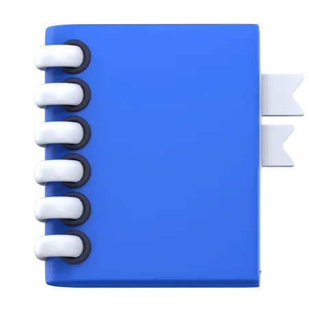 Caderno  3D Icon