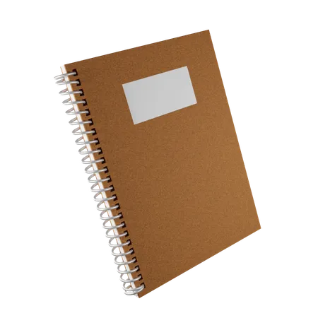 Caderno  3D Icon