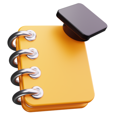 Caderno  3D Icon