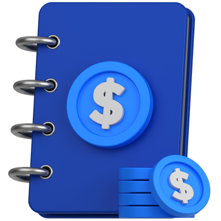 Caderno  3D Icon