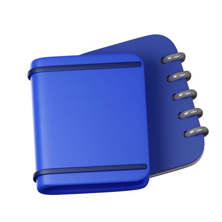 Caderno  3D Icon