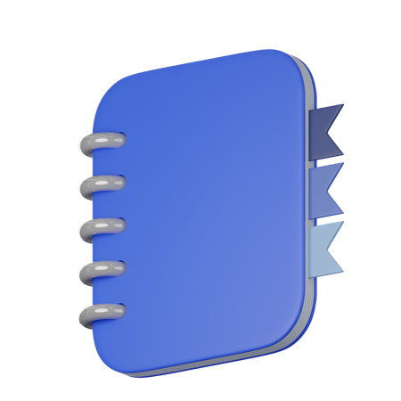 Caderno  3D Icon