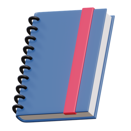 Caderno  3D Illustration