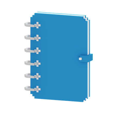 Caderno  3D Icon