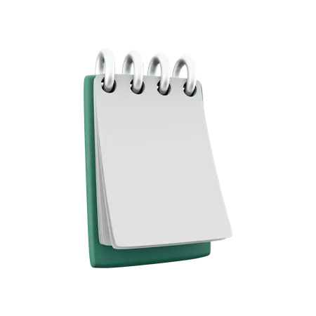 Caderno  3D Icon