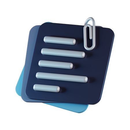 Caderno  3D Icon