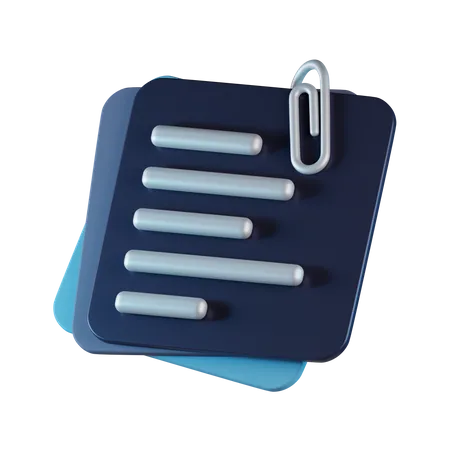 Caderno  3D Icon