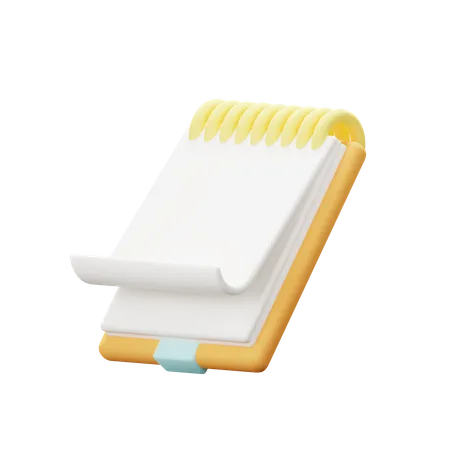 Caderno  3D Icon