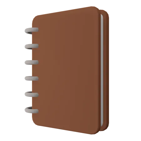 Caderno  3D Icon