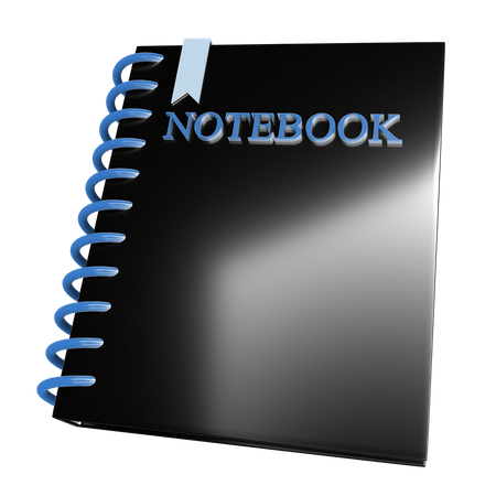 Caderno  3D Icon