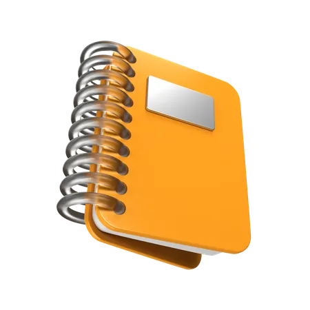 Caderno  3D Icon