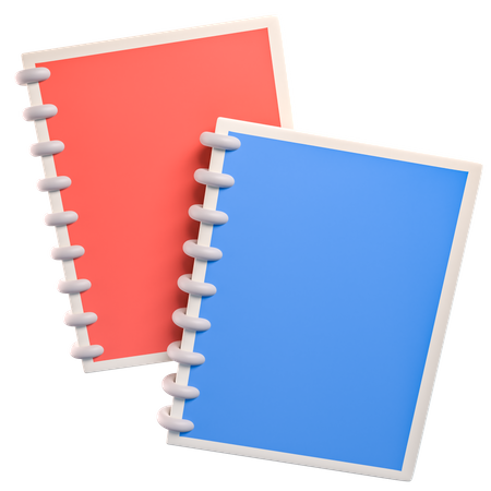 Caderno  3D Icon