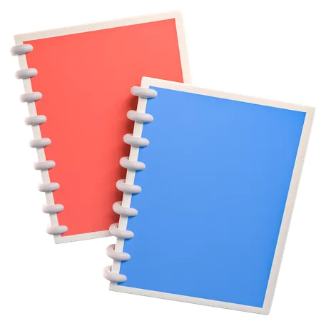 Caderno  3D Icon