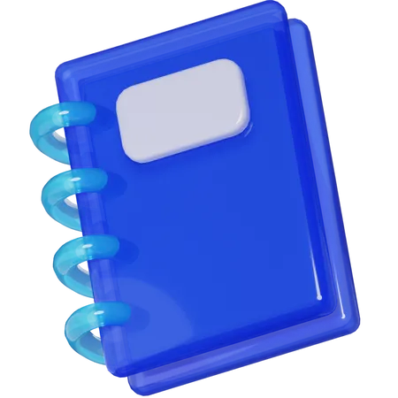 Caderno  3D Icon