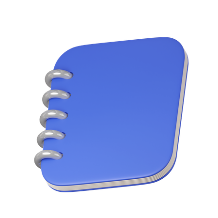 Caderno  3D Icon