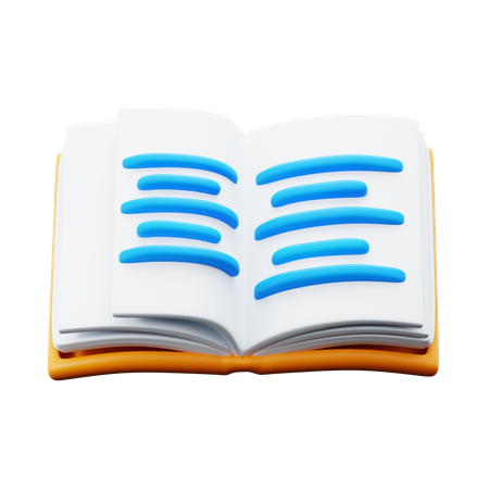 Caderno escolar  3D Icon