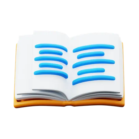 Caderno escolar  3D Icon