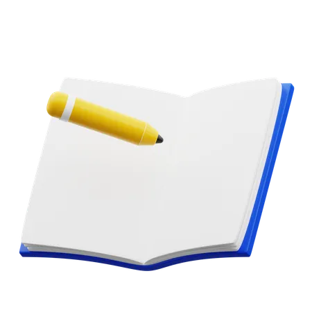 Caderno escolar  3D Icon