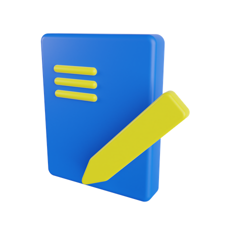 Cadernos  3D Icon