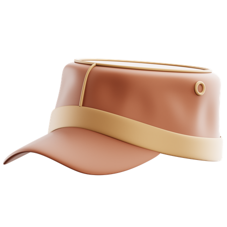 Cadet Cap  3D Icon