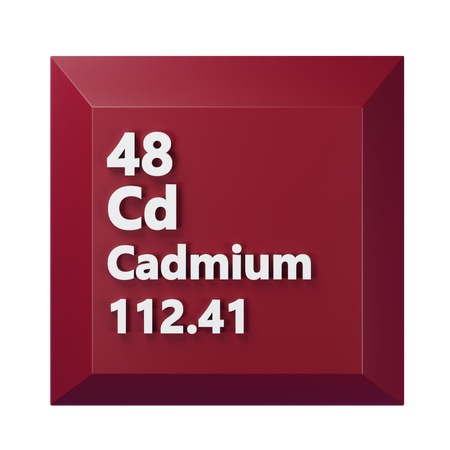カドミウム  3D Icon