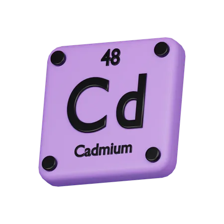 Cadmium  3D Icon