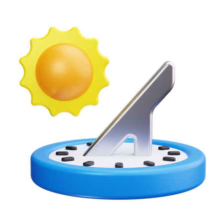 Cadran solaire  3D Icon