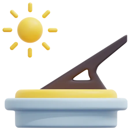 Cadran solaire  3D Icon