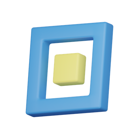 Cadre  3D Icon