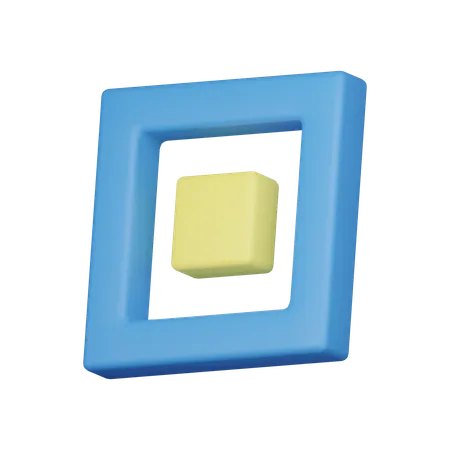 Cadre  3D Icon