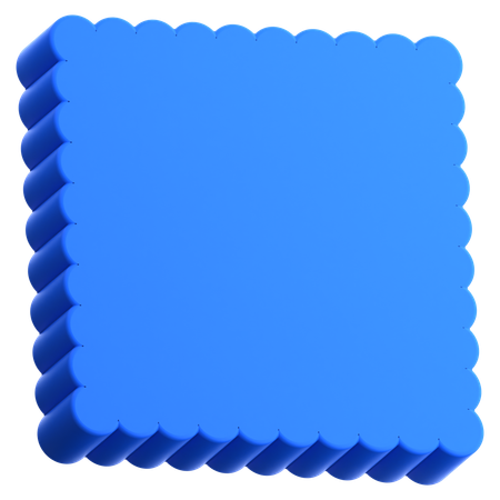 Cadre carré  3D Icon