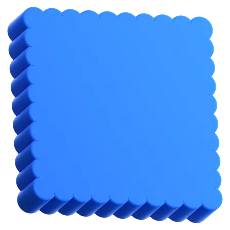 Cadre carré  3D Icon