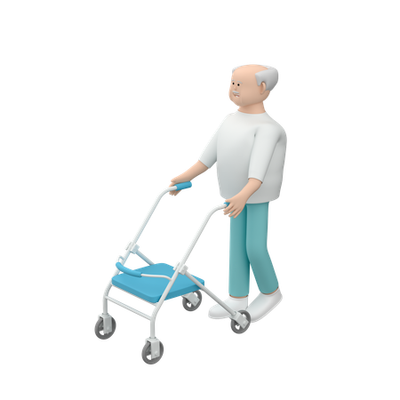 Déambulateur  3D Icon