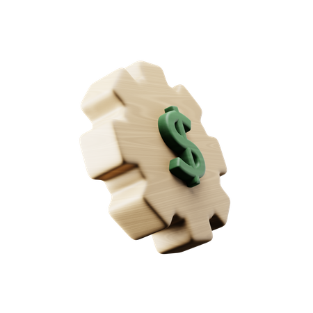 Cadre financier  3D Icon