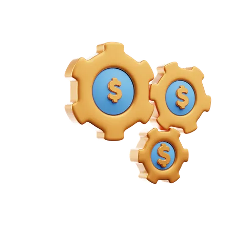 Cadre financier  3D Icon