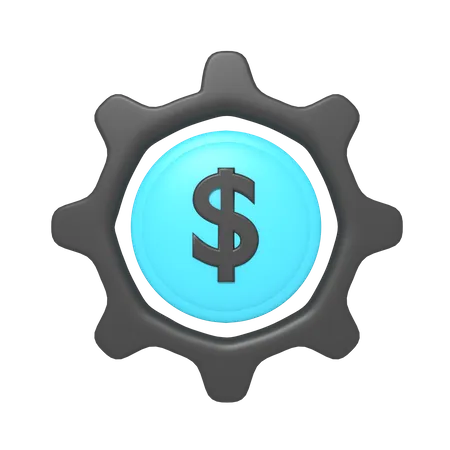 Cadre financier  3D Icon