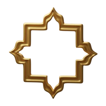 Cadre islamique  3D Icon