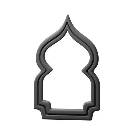 Cadre islamique  3D Icon